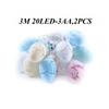 Easter Eggs Light Strings 40 LED Battery Operated Easter String Lights Pastel Lights for Easter Party Indoor Decorations 581