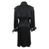 Louis Vuitton Domestic Regular 24 Year Old RW222W MN1 FNC06 Monogram Lining Belted Trench Coat Coat 34 Black X GoldUsed
