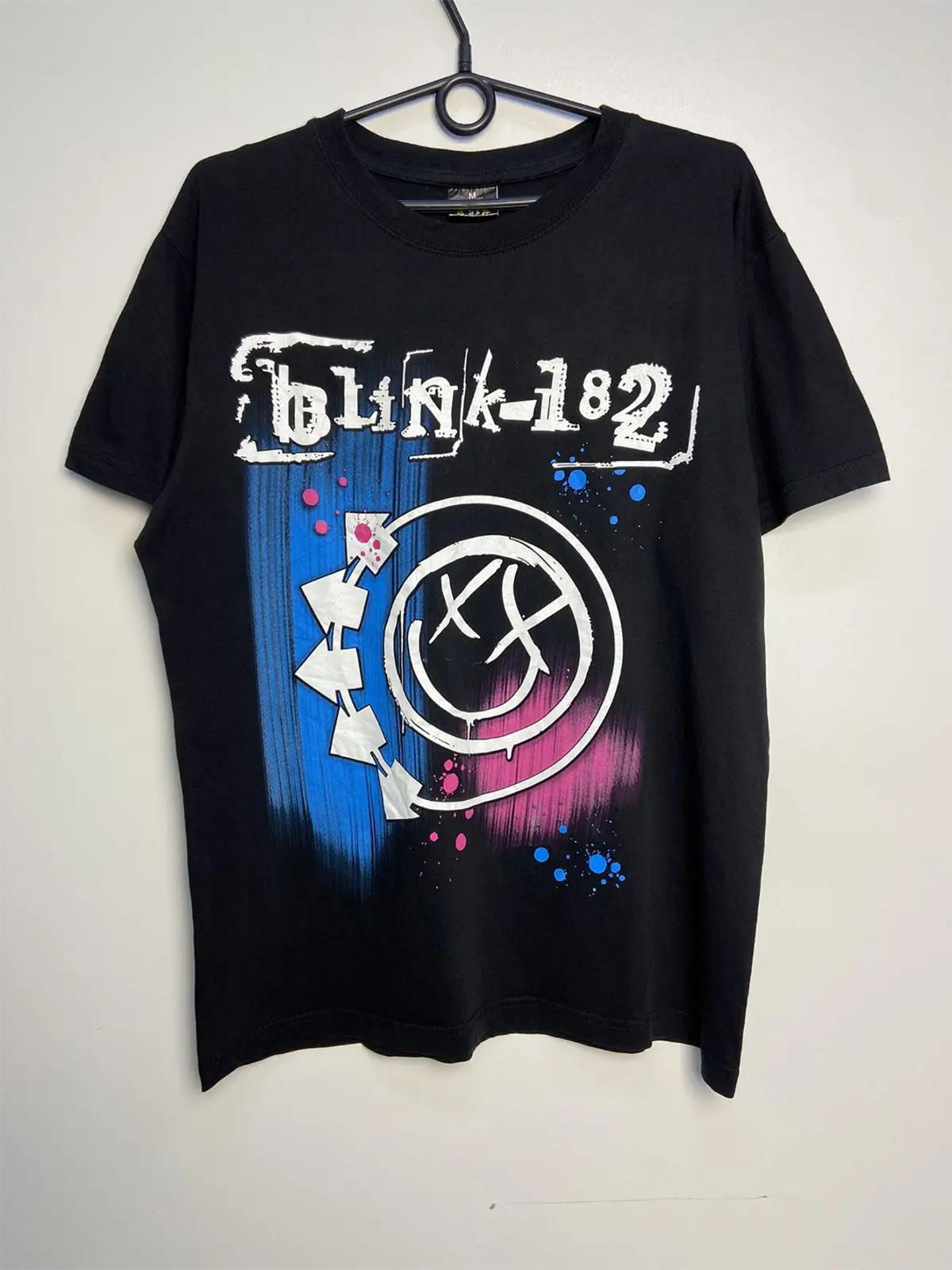 Blink-182 Shirt, Blink-182 Rock Band Black Unisex T-shirt Size S-5XL XXXL