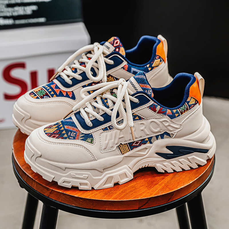 Hiphop Increases Height Men's Luxury Brand Sneakers Casual Tenis 43 Designer Men Shoes Sport Baskette Visitors Exercise