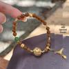 Natural Agarwood & Hetian Jade Women's Luxury Bracelet