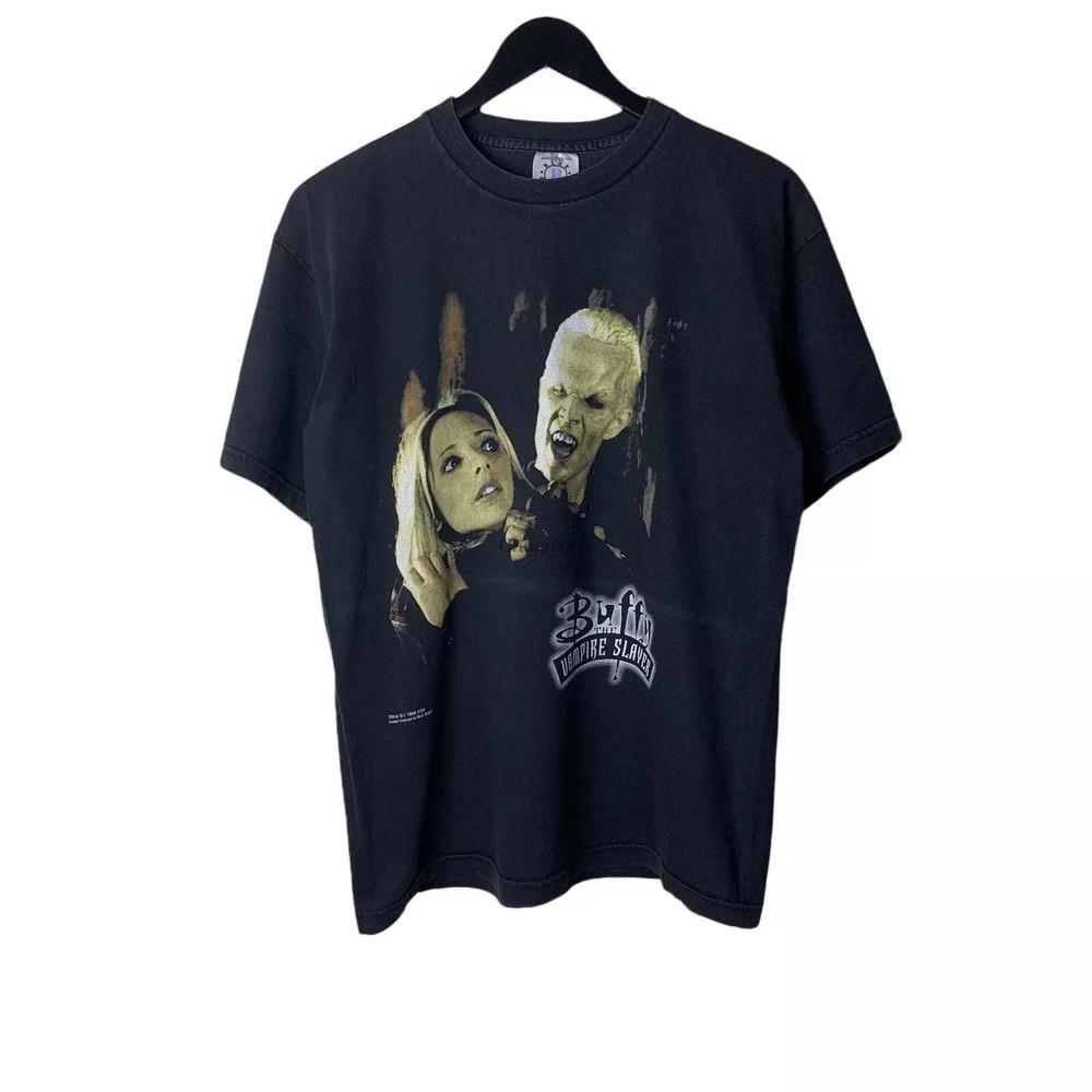 Buffy The Vampire Slayer Basic Black 90 s Graphic Unisex  S-5XL Unisex T-Shirt S