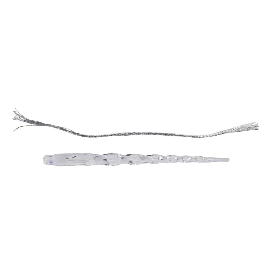 Festive Ornaments Christmas Tree Decoration Christmas Celebration 20 15 13cm Clear Plastic Icicles Winter Decoration