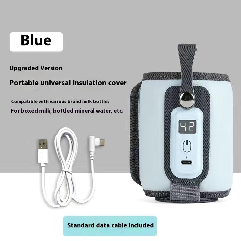 Baby soaking milk out portable milk thermostat USB heating thermostat milk regulator bottle insulation cover