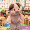 Cute Run Plush Toy Fluffy Stuffed Pink Pig Pillow Highland wild boar Kawaii Birthday Christmas Gift for Kids Girls Animal Lovers