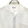 Yves Saint Laurent 90s Old Striped Pattern Long Sleeve Shirt 161/2 White Men's Used