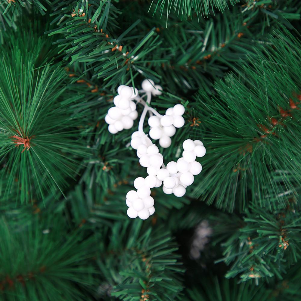 Festive White Foam Berry Christmas Tree Decorations For Diy Holiday Crafting And Styling