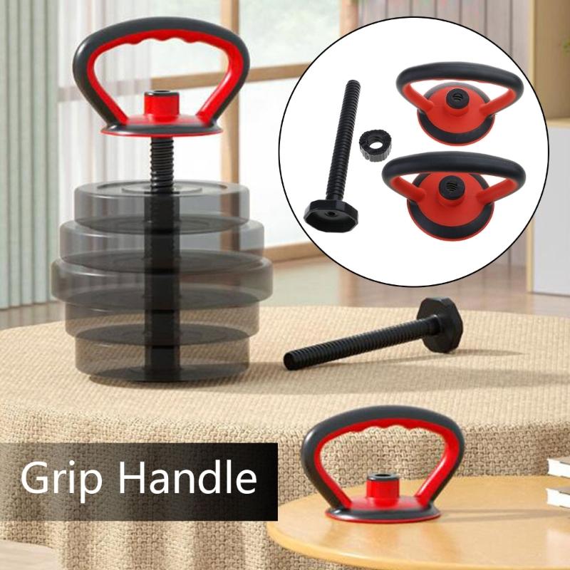 Verstellbarer Kettlebell-Griff für Gewichtsscheiben Gewichte Hanteln Konverter Trainingsgerät für Fitnessstudio Workout