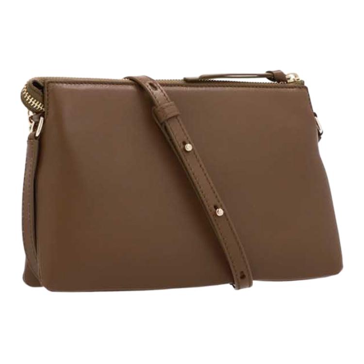 Chloé Fashion Leather Clutch Bag With Zipper Closure Women Clutch Brown CHC21AS414F1723Y