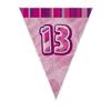 Unique Party Foil 13th Birthday Bunting