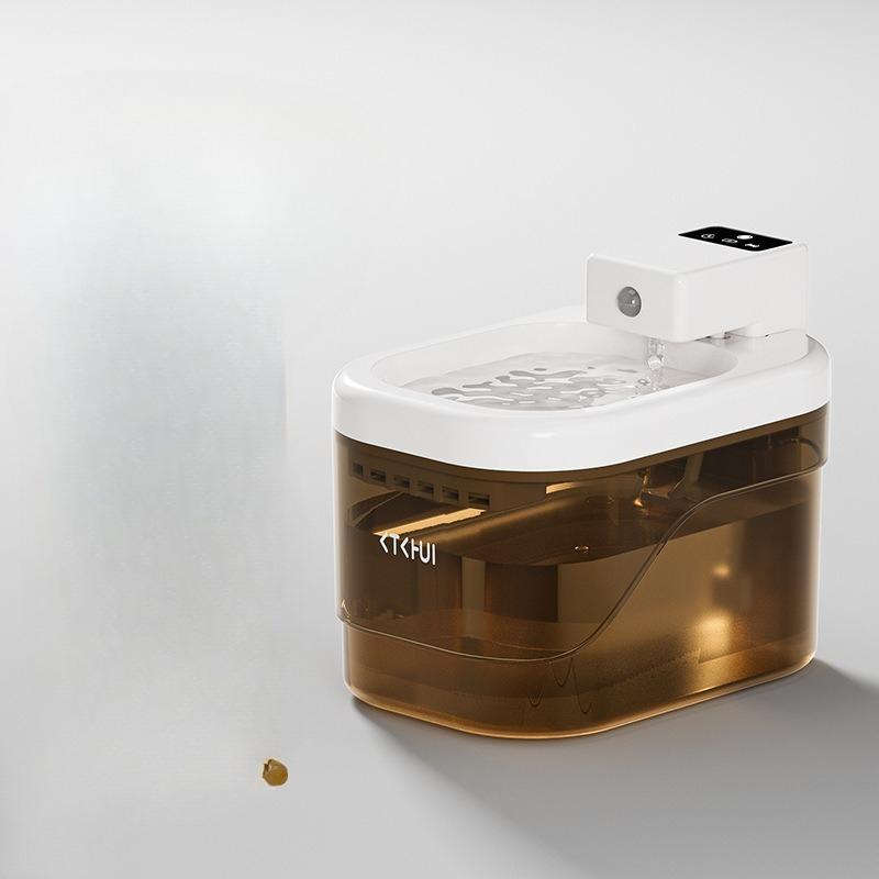 

Pet Supplies: Cat Water Dispenser, Smart Sensing Cat Automatic Water Dispenser, Automatic Water Feeder, Pet Water Dispenser Upgraded new style белый/оранжевый