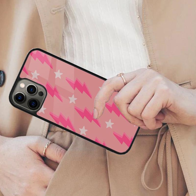 preppy stars lightning pink Magnetic Phone Case For APPLE iPhone 17 Air 16 14 13 12 Pro Max 15 Plus Wireless MagSafe Cover