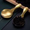 Niedlicher Edelstahl Löffel Kurzer Griff Gold Eis Tee Kaffee Löffel Kinderlöffel Küche Gewürz Schaufel