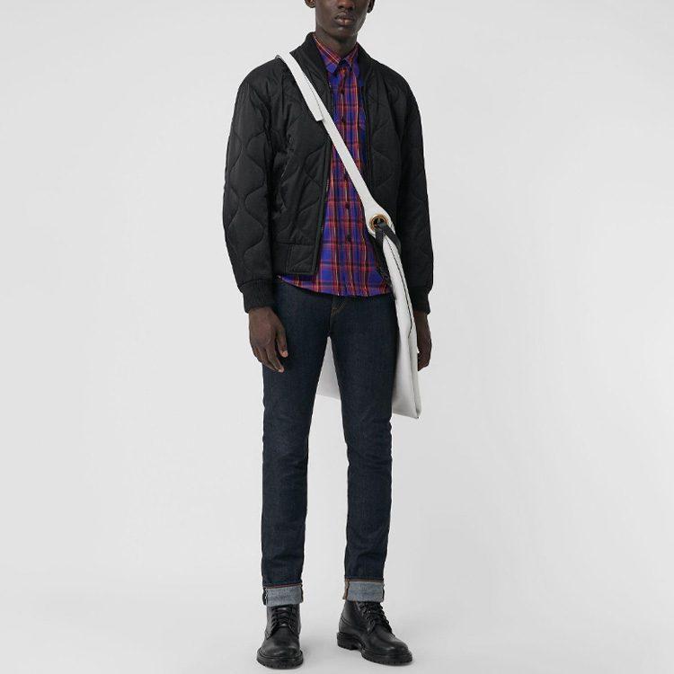 Burberry Shirt Men's Blue Red Plaid 80031411