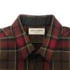Used Eddie Evans Check Shirt 9921 326821 Y788B 7832 M Brown Khaki Tight 13AW Eddie Smarin Wool Red Men's from Japan