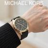 MICHAEL KORS Jet Set Women's Quartz Chronograph Watch black Dial rubber/silicone Strap 40mm MK5408
