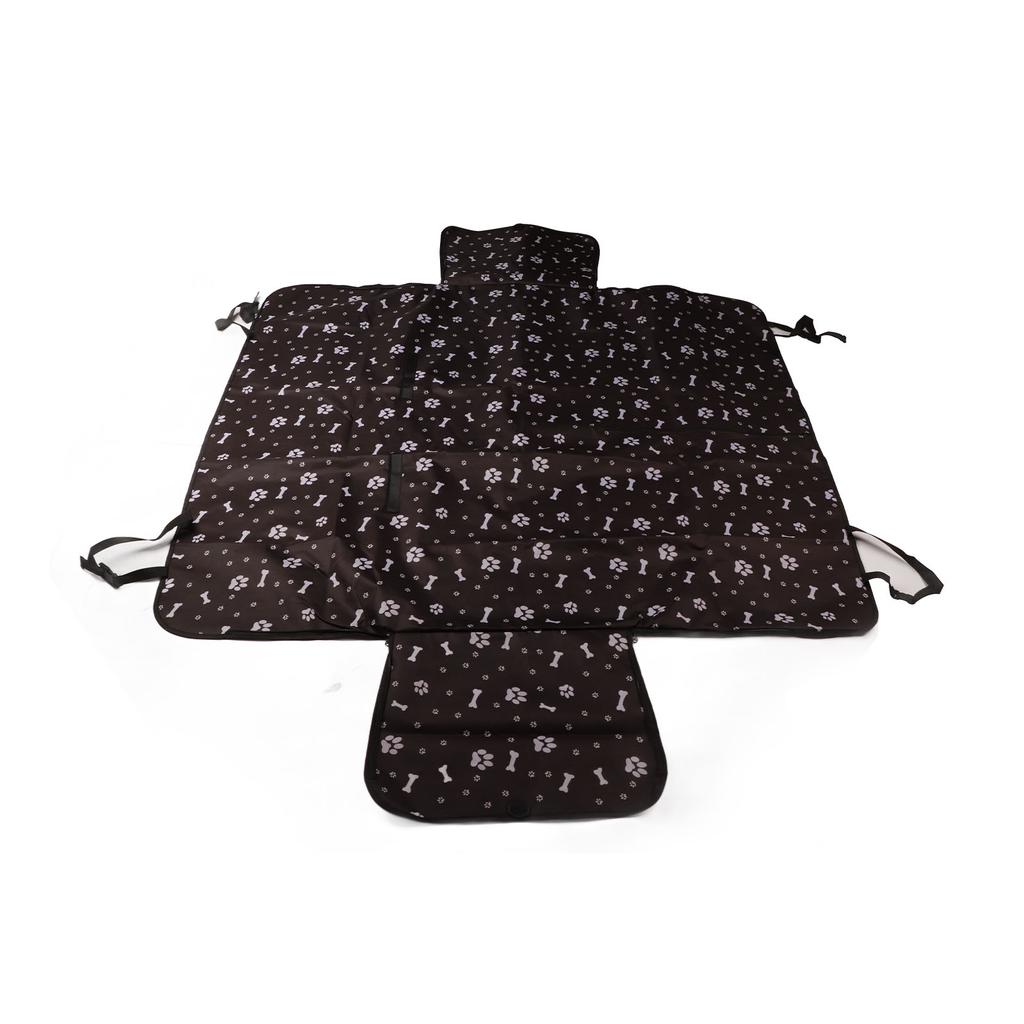 Pet Backseat Cover Waterproof Scratch Resistant Soft Dog Car Hammock for Trucks Vehicles