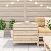 Garden Stool 62 X 63.5 X 53.5 Cm Solid Pine Wood