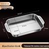 Stainless Steel Rectangular Fish Roasting Pan