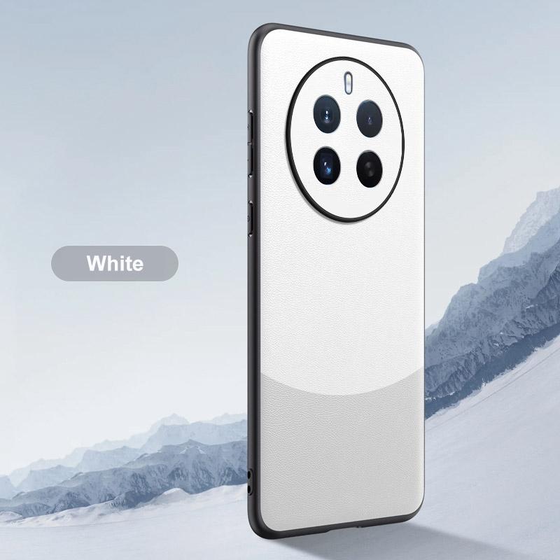 

Роскошный чехол из искусственной кожи для Realme 12 Pro 5G Задняя крышка Силиконовый чехол для телефона с полной защитой для Realme 12 Pro Plus Realme12 Pro+ Realme 12 Pro Plus белый