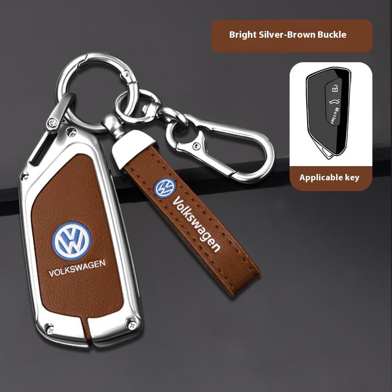 

For Volkswagen VW GTD Magotan Golf 8 MK8 ID.3 ID.4 ID.6 Accessorie Car TPU Zinc Alloy Key Case Bag Car Key Chain Metal Key Shell