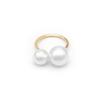 Pearl Open Ring, Fashionable Joint Finger Ring, Elegant Ring Accessory
