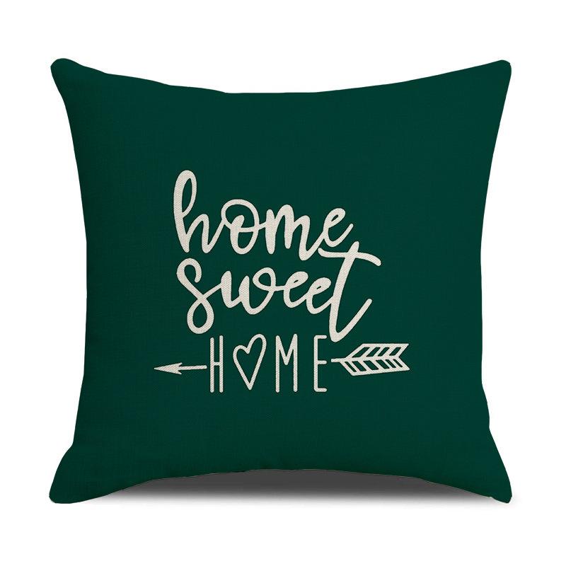 Throw Pillow Case Printed Polyester Lumbar Cushion Living Room Home Sofa Pillow Case