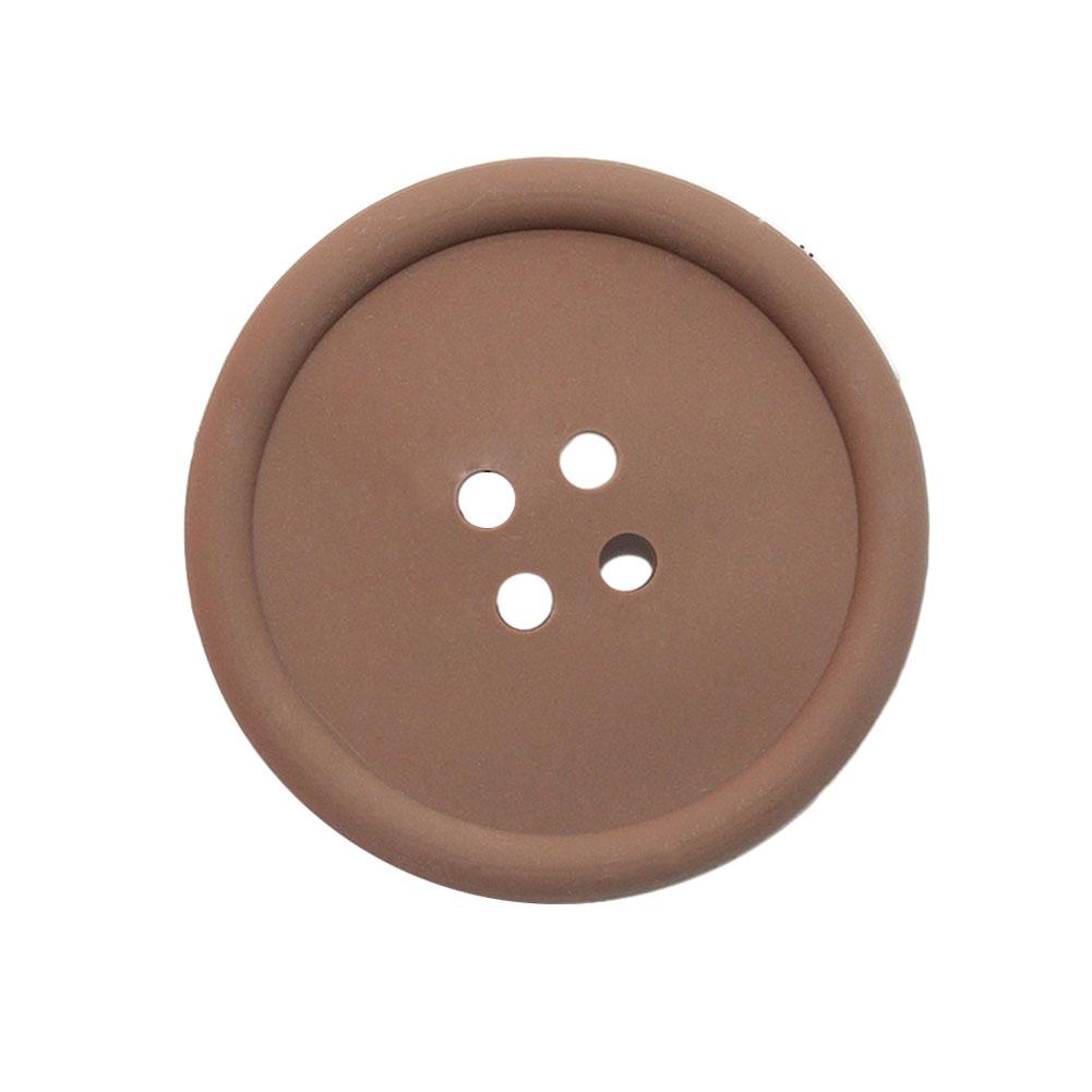 Coasters 8.8CM Button Styling Easy Cleaning High Flexibility