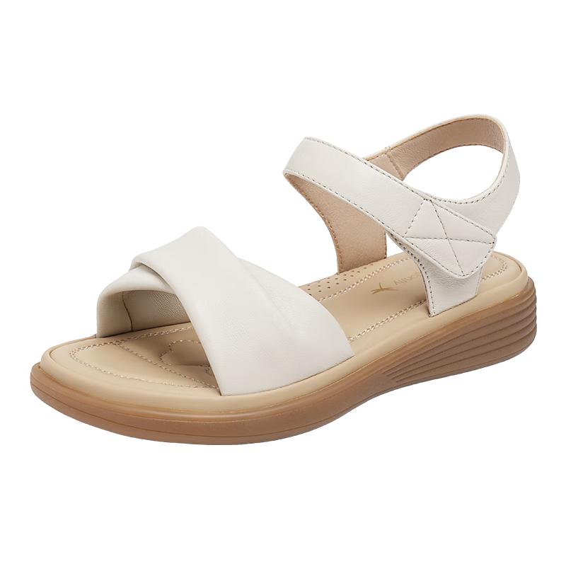 Red Dragonfly Women s Leather Comfort Sandals  Slides EU 36