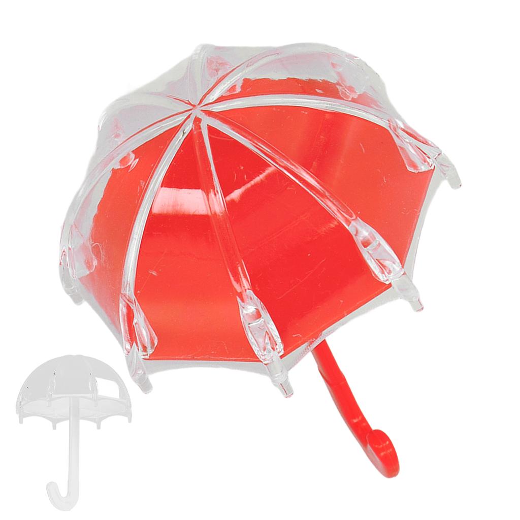 12pcs Umbrella Shaped Candy Box Portable Cute Exquisite Plastic Packaging Gift Box for Birthday Part