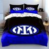 Inter Milan Logo Pattern. Bedding Sets Duvet Cover Sets Duvet Covers Pillowcases(1 * Duvet Cover 2 * Pillowcases Without Duvet Insert)
