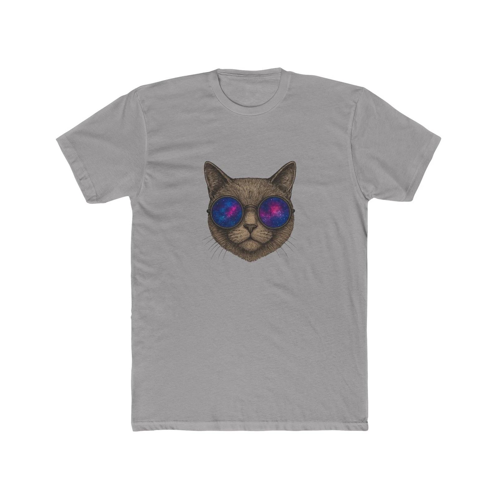 Cool Cat with Sunglasses Graphic T-Shirt 4XL