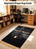 Muslim Prayer Rug for Beginners | Educational Islamic Prayer Mat with Compass