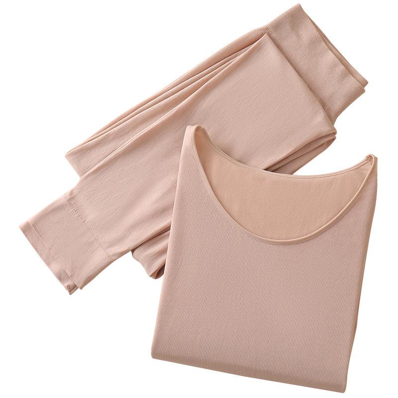 2025 Nahtloses Damen Thermo Body Shaping Unterwäscheset für Herbst & Winter.