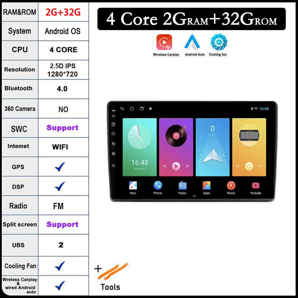 

9-дюймовый Android 14 для Fiat Ducato 2007 - 2015 DSP автомобильный радиоприемник мультимедиа видеоплеер GPS навигация Carplay головное устройство 4G LET