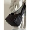 Large-capacity Nylon Tote Bag Solid Color Sports Messenger Bag Casual Shoulder Bag  Gym