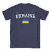 Oversized T Shirt Summer Ukrainian Flag  Ukraine Novelty T Shirts Cotton Tee Shirt for Unisexs Plus Size 6XL Short Sleeve Tees