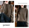 Seamless Thickened Speckle Wool Sweater: Autumn/Winter Fashion Half-High Neck