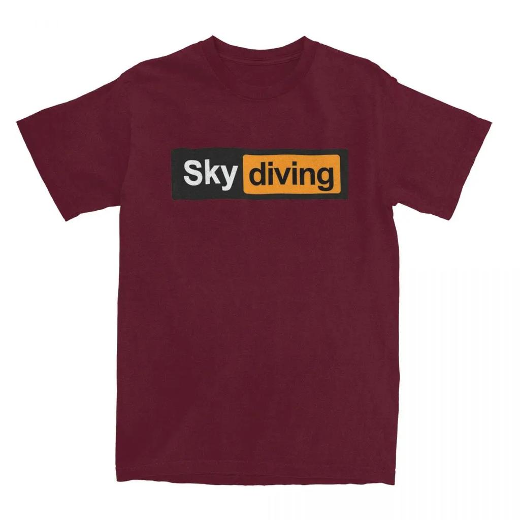 Funny Parachute Skydiving Merch Shirts for Men Women Skydive Lover Skydiver Vintage  Printed Cloth
