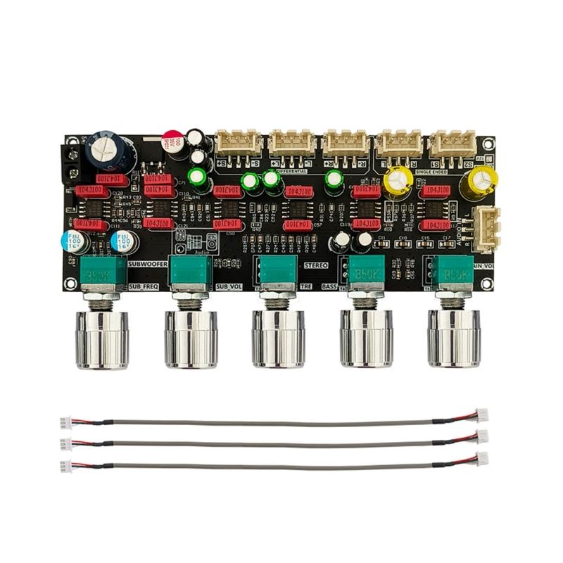 

High Quality PRO1 HIFI Preamp Tone Board With Precise Tone Adjustment JRC2068D Chip for Personalized Sound Effects