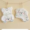 New coral fleece cute dog hand towel can be hung in the kitchen and bathroom without shedding hair absorbent cartoon children's towel