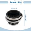 Motoforti Motorcycle Air Filter Air Intake Cleaner Mesh Rubber Metal Air Filter Replacement for Dirt Pit Bike ATV Scooter Moped