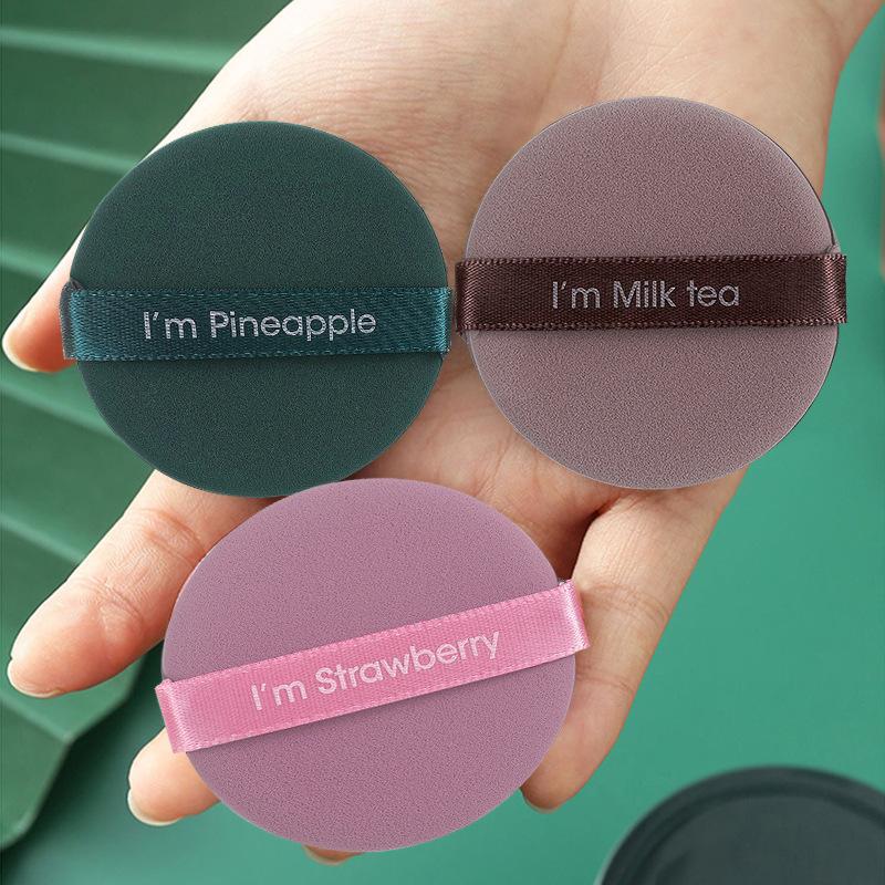 Air Cushion Puff Strawberry Pineapple Egg Yolk Pie Dry and Wet Dual-purpose, Become Big and Not Easy To Eat Powder Beauty Blender Seven Star Makeup