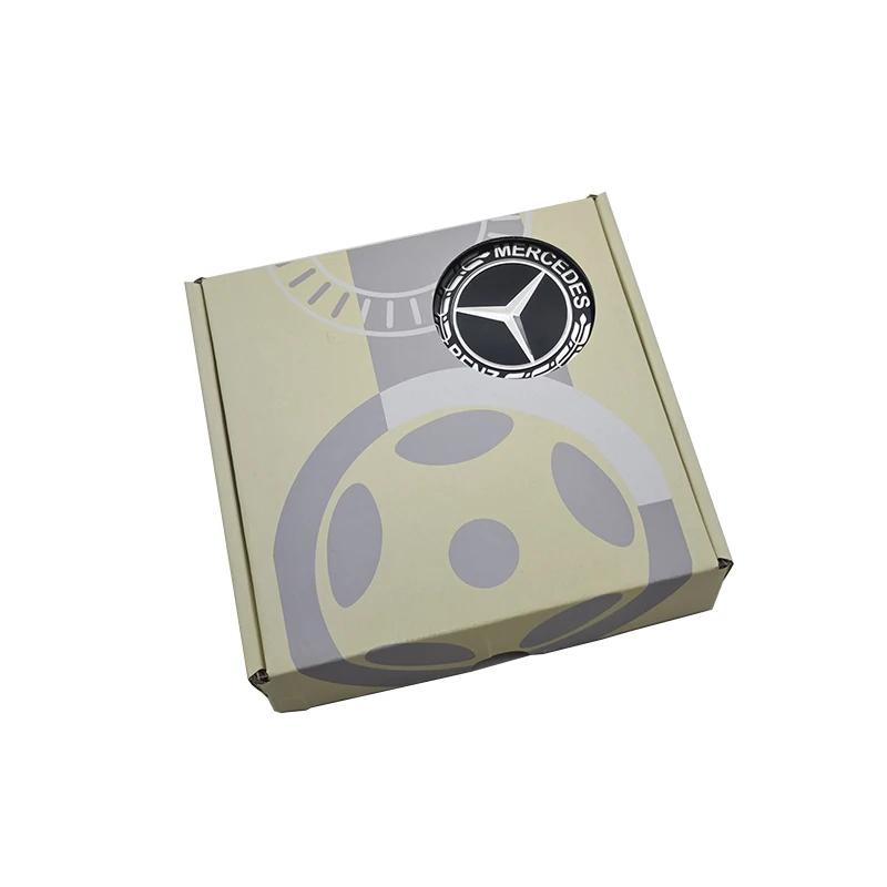 4pcs 75mm Car Wheel Hub Cover Caps Floating Center Caps for Mercedes Benz W203 W204 W205 W176 W177 W212 W213 A B C E S GLC GLE