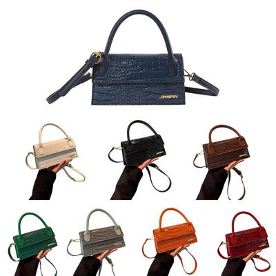 Crossbody Bag Fashion Stone Texture Handbag for Girl Women Leather Shoulder Bag Vintage Bag Versatile Tote Bag