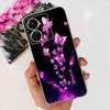 For Xiaomi Poco C65 Case for PocoC65 Silicone Funda Para Capa Coque Soft Phone Cases Back Cover Marble Flower Pattern Shockproof