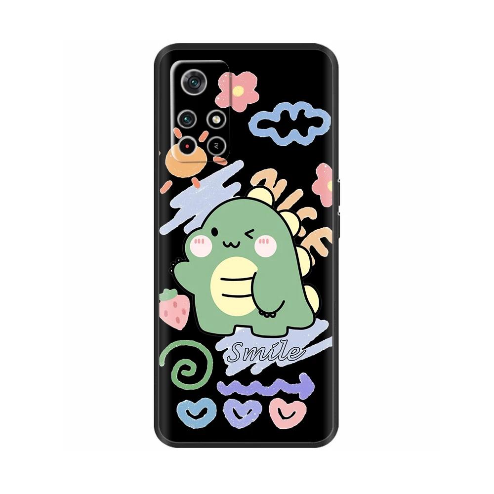 For Poco X4 Pro 5G Poco M4 Pro Case Cute Cartoon Soft Liquid Silicone Phone Housing Cover For Xiaomi Poco M4 Pro 4G Fundas Coque