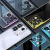 Poco X6 M6 Pro Note13 13pro  Plating Clear Case For Xiaomi Redmi Note 13 Pro Plus 5g 4g Silicone Transparent Back Cover