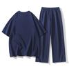 Casual Sports Suit Men's Summer Loose Short-sleeved Two-piece Set
