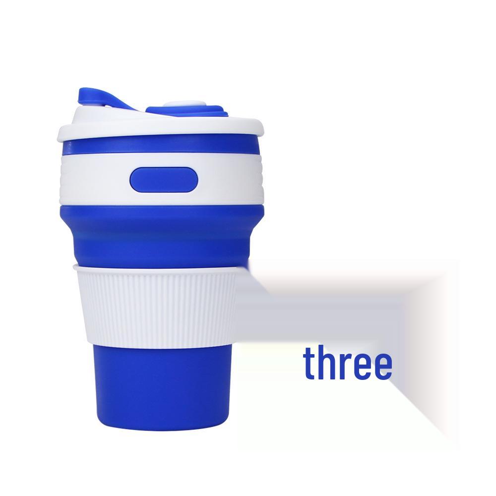 Silicone Folding Portable 350ml Cup – High-Temperature Resistant and Retractable for Outdoor Use